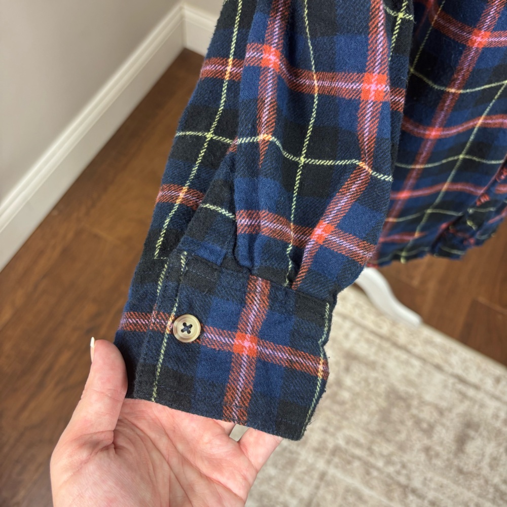We the Free Happy Hour Flannel Shirt Size S - Picture 4 of 8